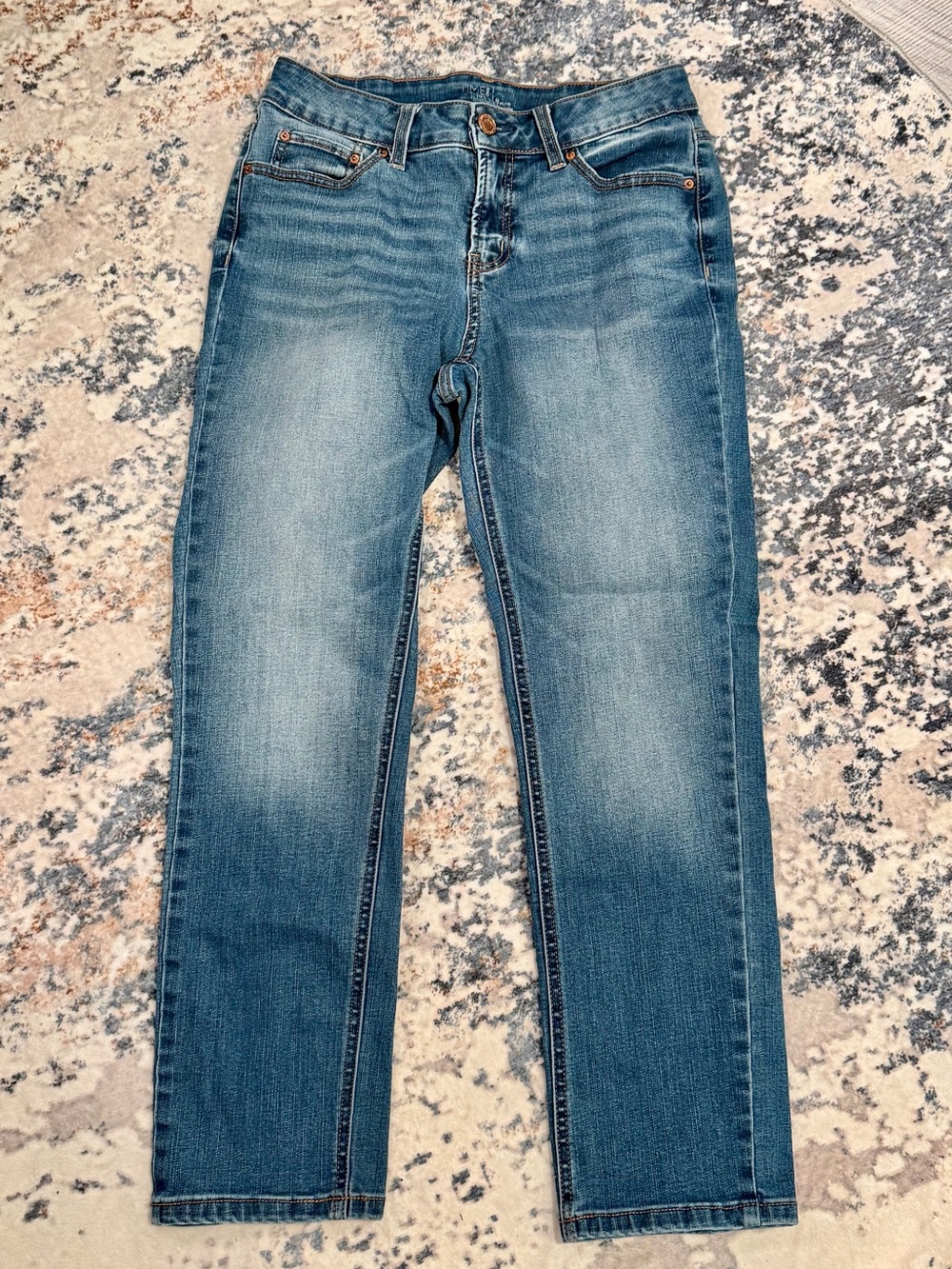 Time and Tru High Rise Straight Jeans Size 8 NWOT